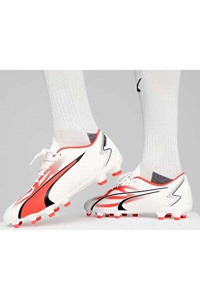 Puma 107423-01 Ultra Play Fg/Ag Artificial/Grass Men's Football Shoes WHITE