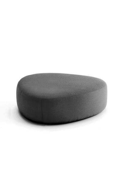 DeccoStil Stone Maxi Üçgen Asimetrik Puf / Orta Sehpa / 75x75 Cm H:30 Cm