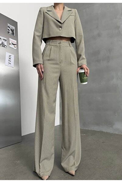 asfamoda Ecosse Pötikare Панталони с пълна кройка и колан в талията