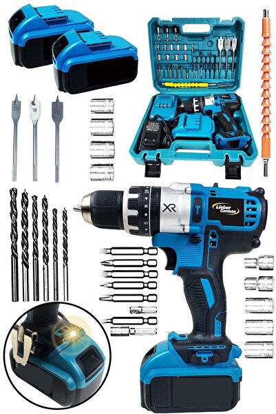 Lieber German Titan Serisi Lgt5800 Darbeli Çelik Şanzuman Çift Akülü Profesyo...