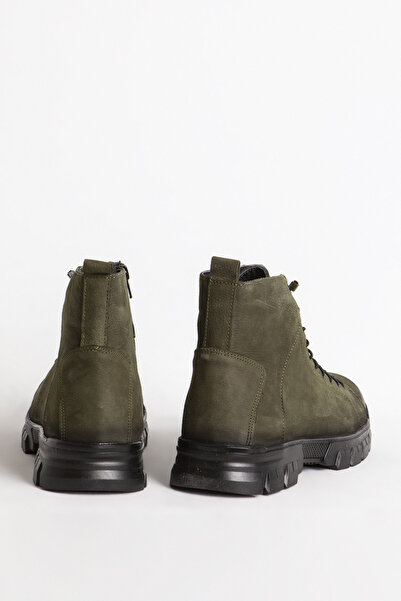 Hammer Jack 20725m Nubuk Hakiki Deri Erkek Bot Haki