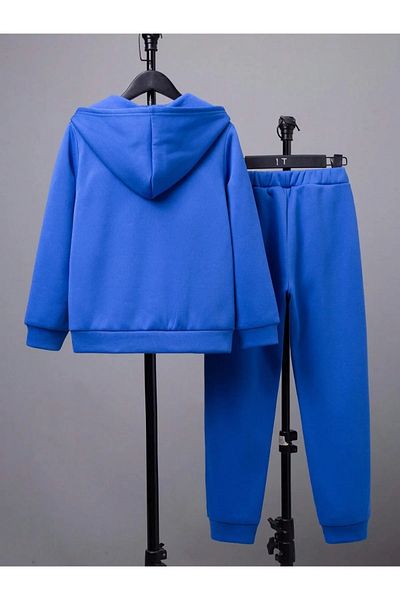 npLStore Set pentru copii cu imprimeu NY - Set de 3 jachete, tricou și pantaloni de trening
