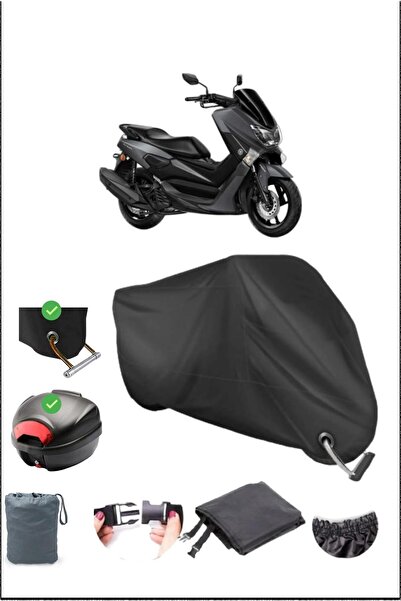 Breen SİYAH YAMAHA NMAX 125 ARKA ÇANTA KİLİT UYUMLU SU GEÇİRMEZ BRANDA (MOTOSİKLET)