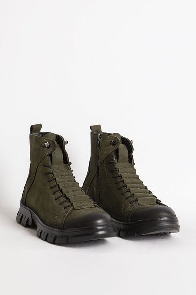 Hammer Jack 20725m Nubuck Γνήσιο Δερμάτινο Ανδρικές Μπότες - Χακί