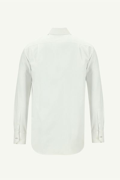 Abdullah Kiğılı Patterned Cotton Shirt - Long Sleeve, Regular Fit
