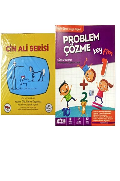 Cay Cin Ali Yayınları Cin Ali Kitap Seti (10 KİTAP TAKIM) + 1 Sınıf Problem K...