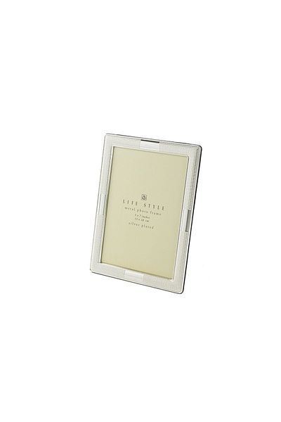 esdekor 13X18Cm Silver Metal Frame - Decorative Gift, Life Style Photo 1 Piece
