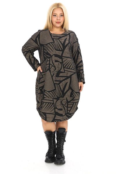 Zedd+ Plus 24635 Model Mink Dress