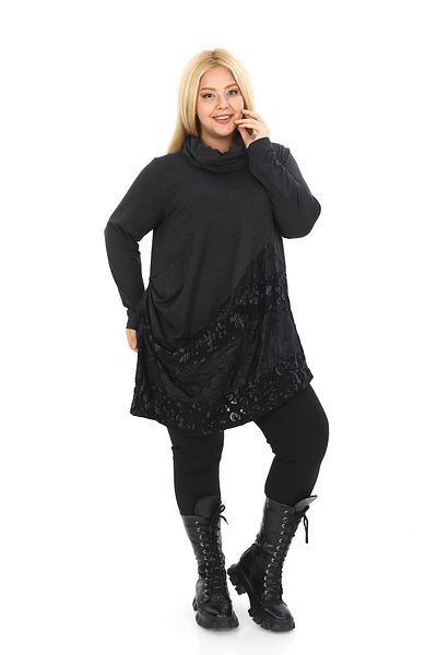 Zedd+ Plus 24596 Model Anthracite Tunic