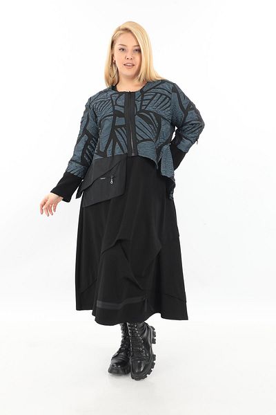 Zedd+ Plus 24606 Model Indigo Dress