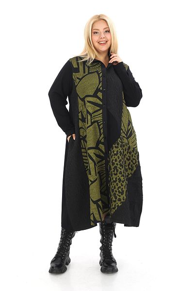 Zedd+ Plus 24660 Model Green Dress