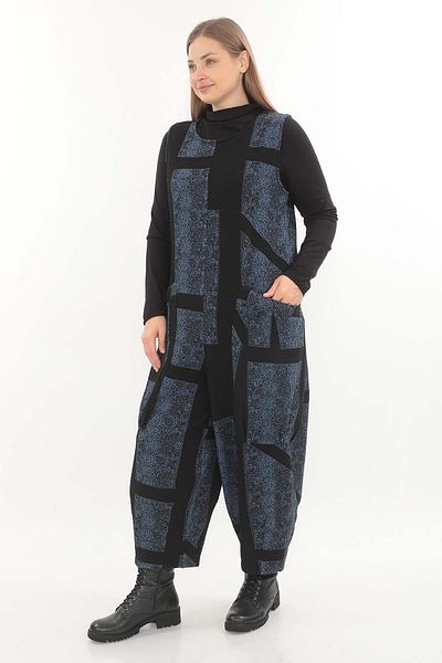 Zedd+ Plus Jumpsuit Indigo 23510 - Special Model of Jumpsuit