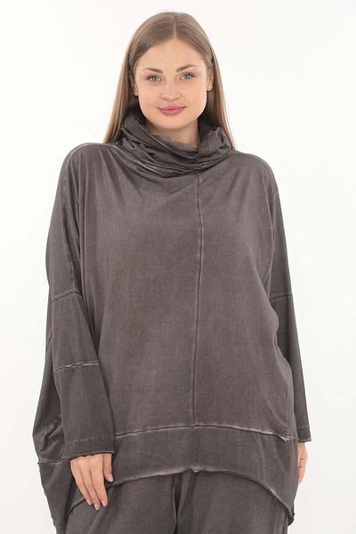 Zedd+ Plus 23725 Model Brown Tunic