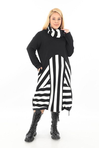 Zedd+ Plus Ecru 22689 Model Dress