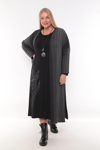 Zedd+ Plus 19637 فستان أنثراسايت