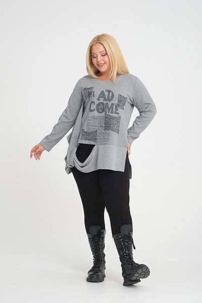 Zedd+ Plus 24578 Model Gray Tunic