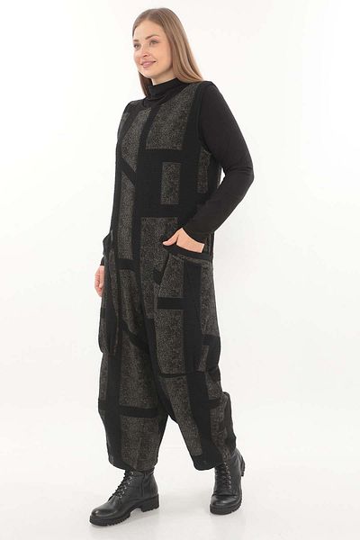 Zedd+ Plus Jumpsuit Khaki 23510 Model