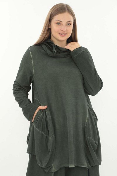 Zedd+ Plus 23581 Model Khaki Tunic