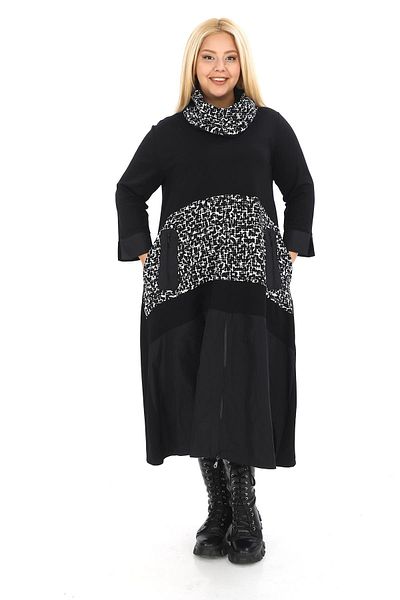 Zedd+ Plus Black Dress - 24545 Model