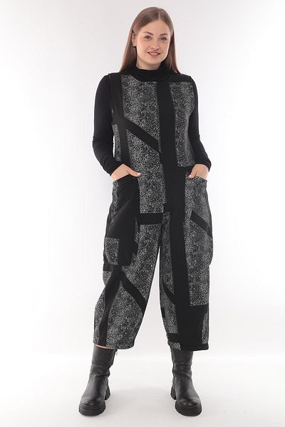 Zedd+ Plus Black Jumpsuit - 23510 Model Jumpsuit