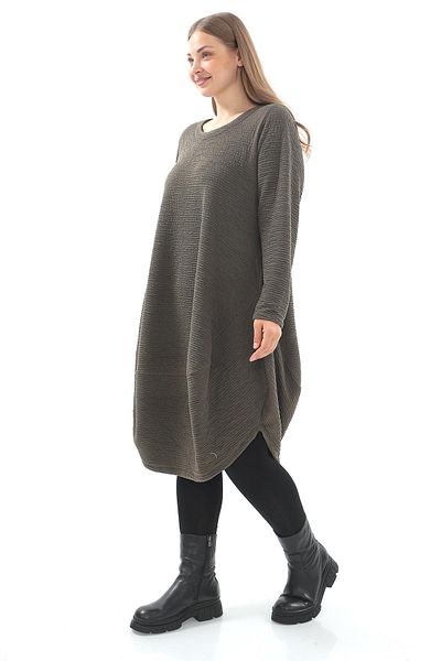 Zedd+ Plus 23500-1 Model Khaki Dress