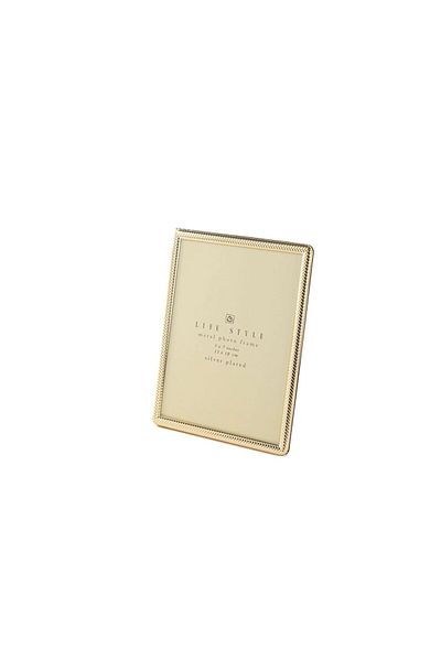 esdekor 13X18Cm Gold Metal Frame - Decorative Gift, Life Style Photo 1 Piece