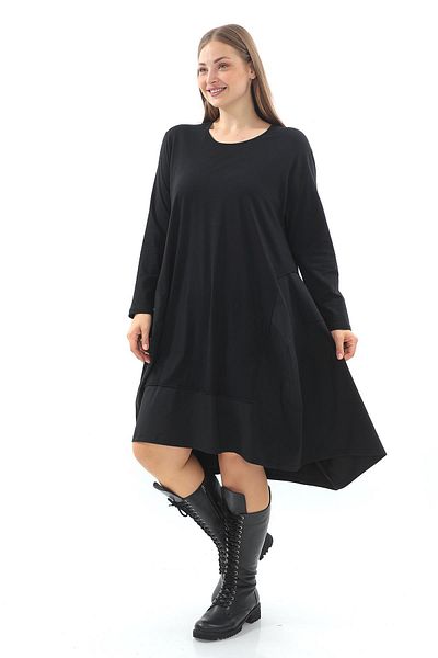 Zedd+ Plus Black Dress - 23687 Model