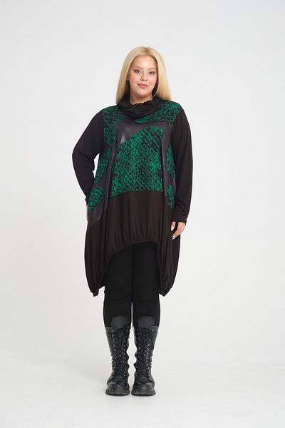 Zedd+ Plus 24562 Model Green Tunic