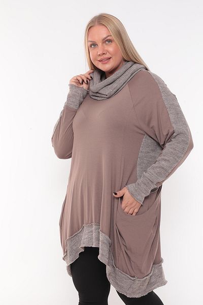 Zedd+ Plus 21534 Model Tunic Mink