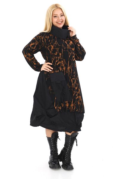 Zedd+ Plus 24591 Model Copper Color Stylish Dress