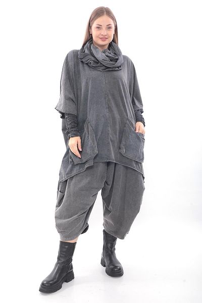 Zedd+ Plus 23652 Model Anthracite Tunic