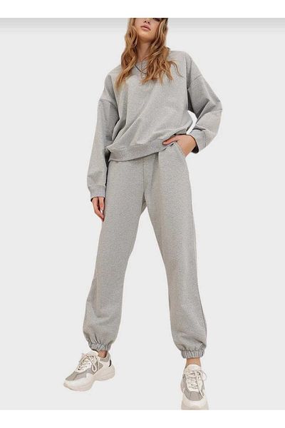 KOZİA OUTDOORS Σετ φούτερ Malkoçbey O Neck και Jogger Sweatpants