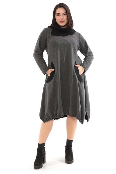 Zedd+ Plus 22629 Model Gray Dress