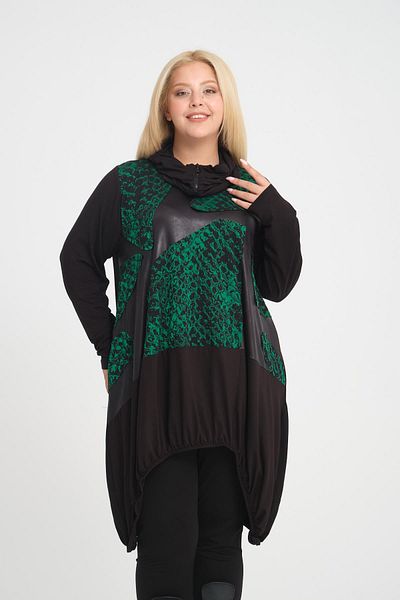Zedd+ Plus 24562 Model Green Tunic