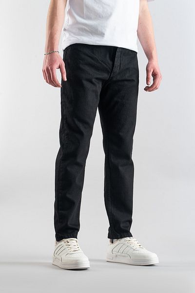 bombe Blugi casual pentru bărbați, cu croiala dreaptă, din denim, din lycra, cu închidere cu nasturi