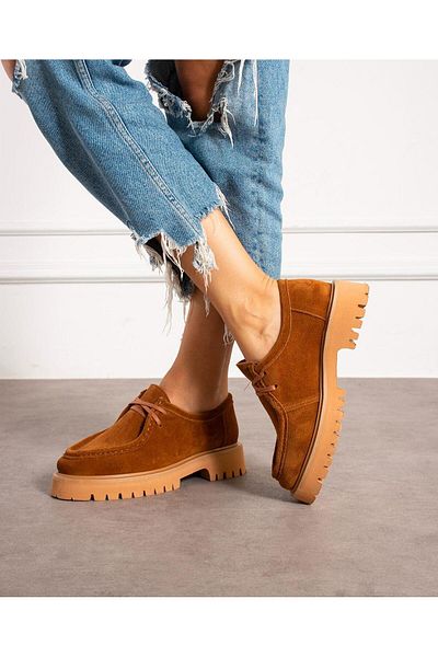 BappaSlipper Leather Casual Shoes-Mink