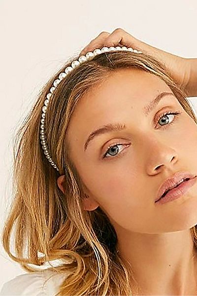 Mathilda Aksesuar Women's Crown with Pearls