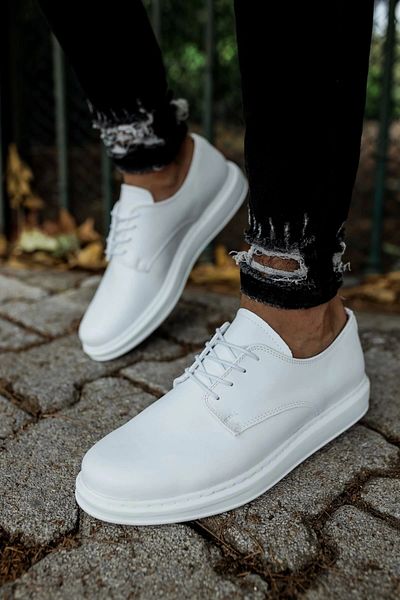 Chekich CBT CH003 Pelle Classica - Men's White Shoes