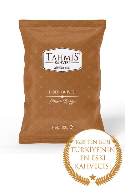 Tahmis Single Package Plain Dibek Turkish Coffee 100 Gr