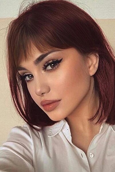 PRVT Takma Kahkül - Koyu Kızıl - 99# - Kısa Kenarlı