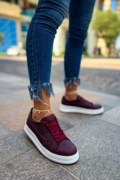 Chekich Pantofi de damă Burgundy Kömen Ch043 Cbt Cowien