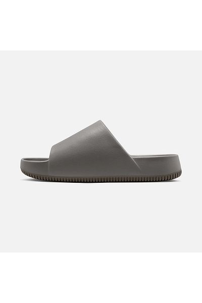 Nike Calm Slide Unisex Gray High-Top Slippers - Fd4116-002