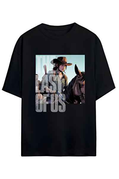 MAGORS تي شيرت قطني كبير الحجم للجنسين مصمم من THE LAST OF US