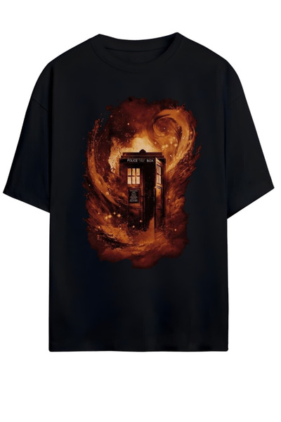 MAGORS TRIUC OVERSIZE UNISEX DE BUMBAC PROiectat de DOCTOR WHO