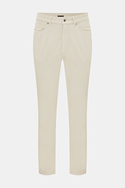 W Collection Beige Tube Leg Sports Pants