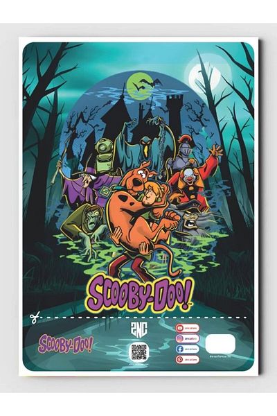 ZNC Βιβλίο ζωγραφικής Scoobyy Doo (20 πλήρεις σελίδες), (Αφίσα )