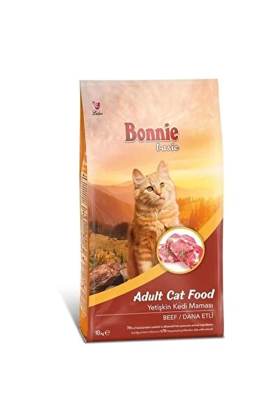 Bonnie Basic Biftekli Yetişkin Kedi Maması 10 Kg