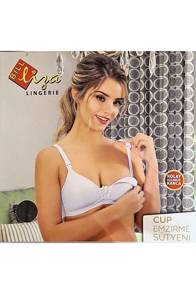 Liza Sutien pentru alăptare cu cupă cu burete fără sârmă