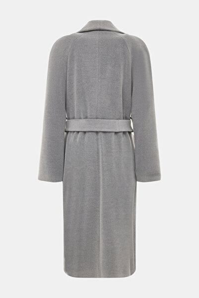 W Collection Gray Shawl Collar Coat