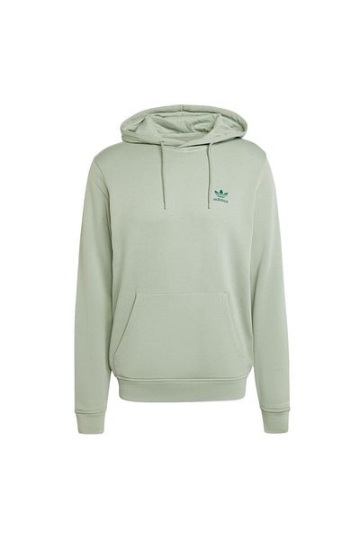 adidas Ess Hoodie Ft Hanorac verde pentru bărbați Jd2410